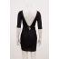 Knotted Dress / Black