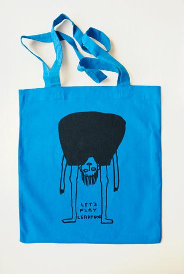 mono.editionen #01: Shrigley Tote Bags / Leapfrog Blue