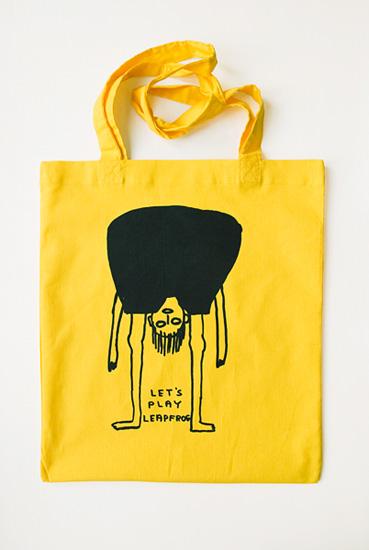 mono.editionen #01: Shrigley Tote Bags / Leapfrog Orange